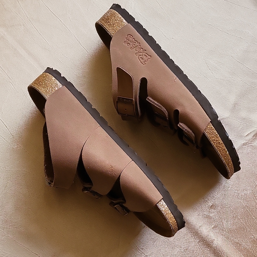 Birki's women's original birkenstock Fussbett NWOB 230 36 35 L/5 strappy sandals - Picture 2 of 7